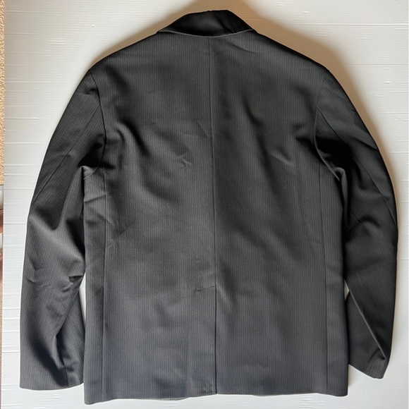 ZARA PINSTRIPE SUIT JACKET LIMITED EDITION BLACK SIZE 42  | 6774/023/800 - Picture 3 of 16